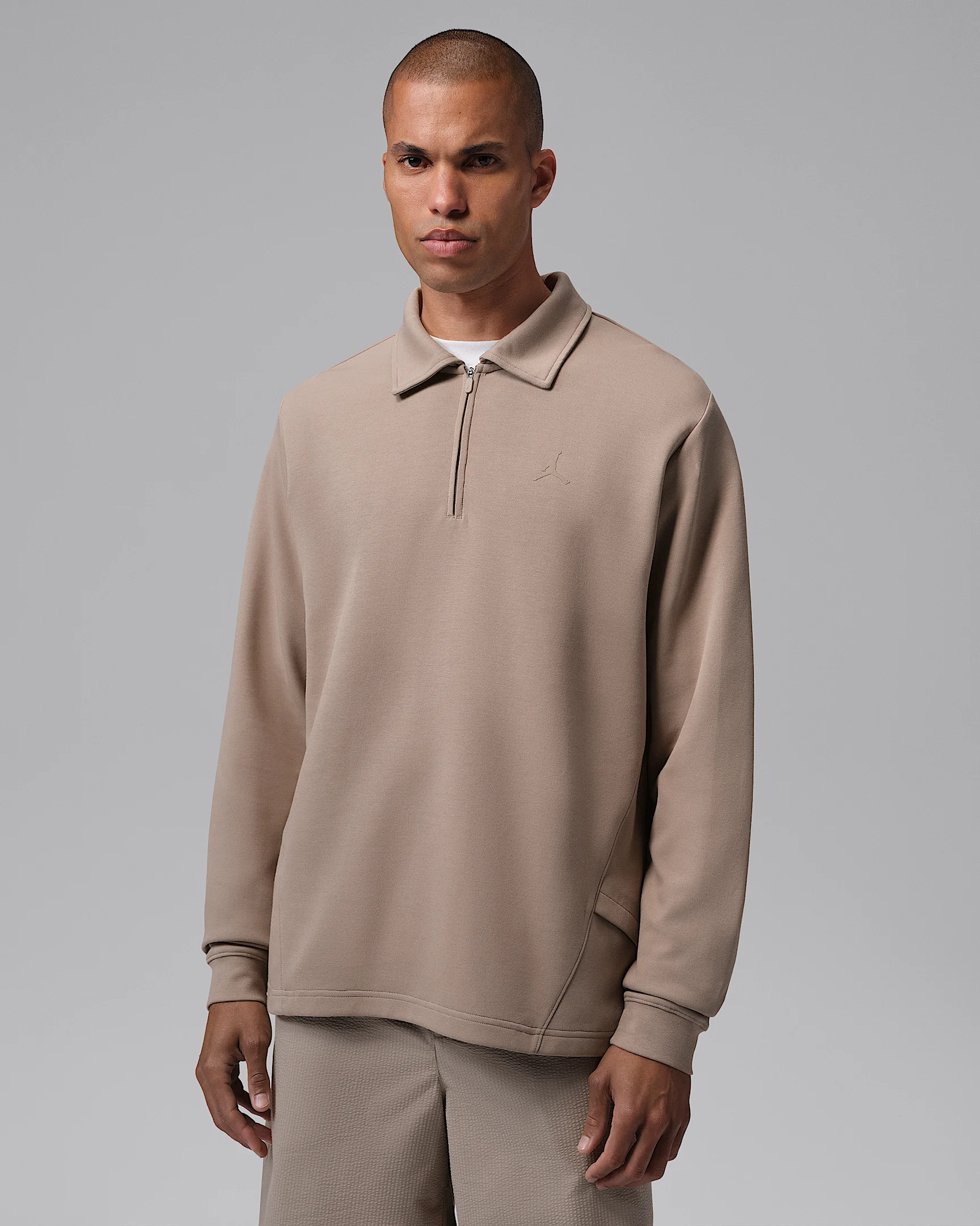 Jordan Men's 1/2-Zip Collared Long-Sleeve Golf Top - 1