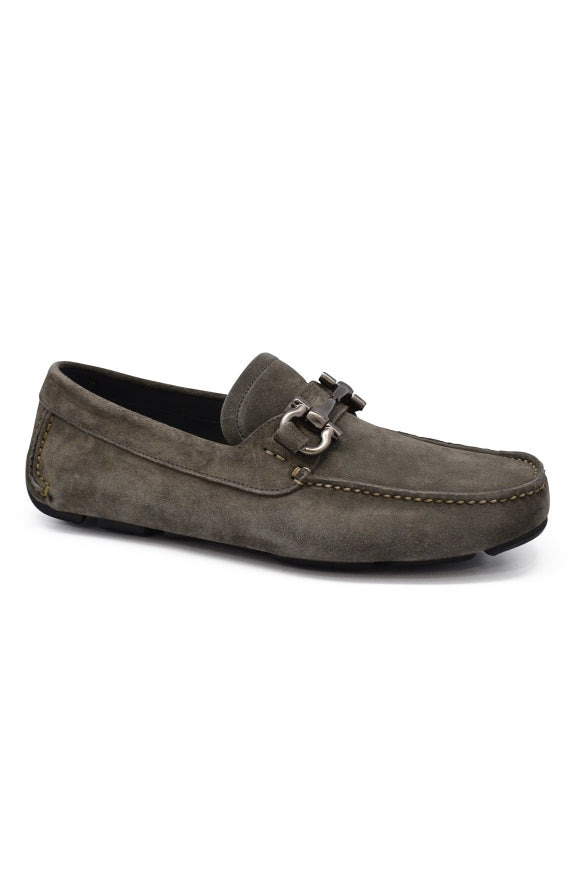 Salvatore Ferragamo Men Driver Gancini Loafers - 2
