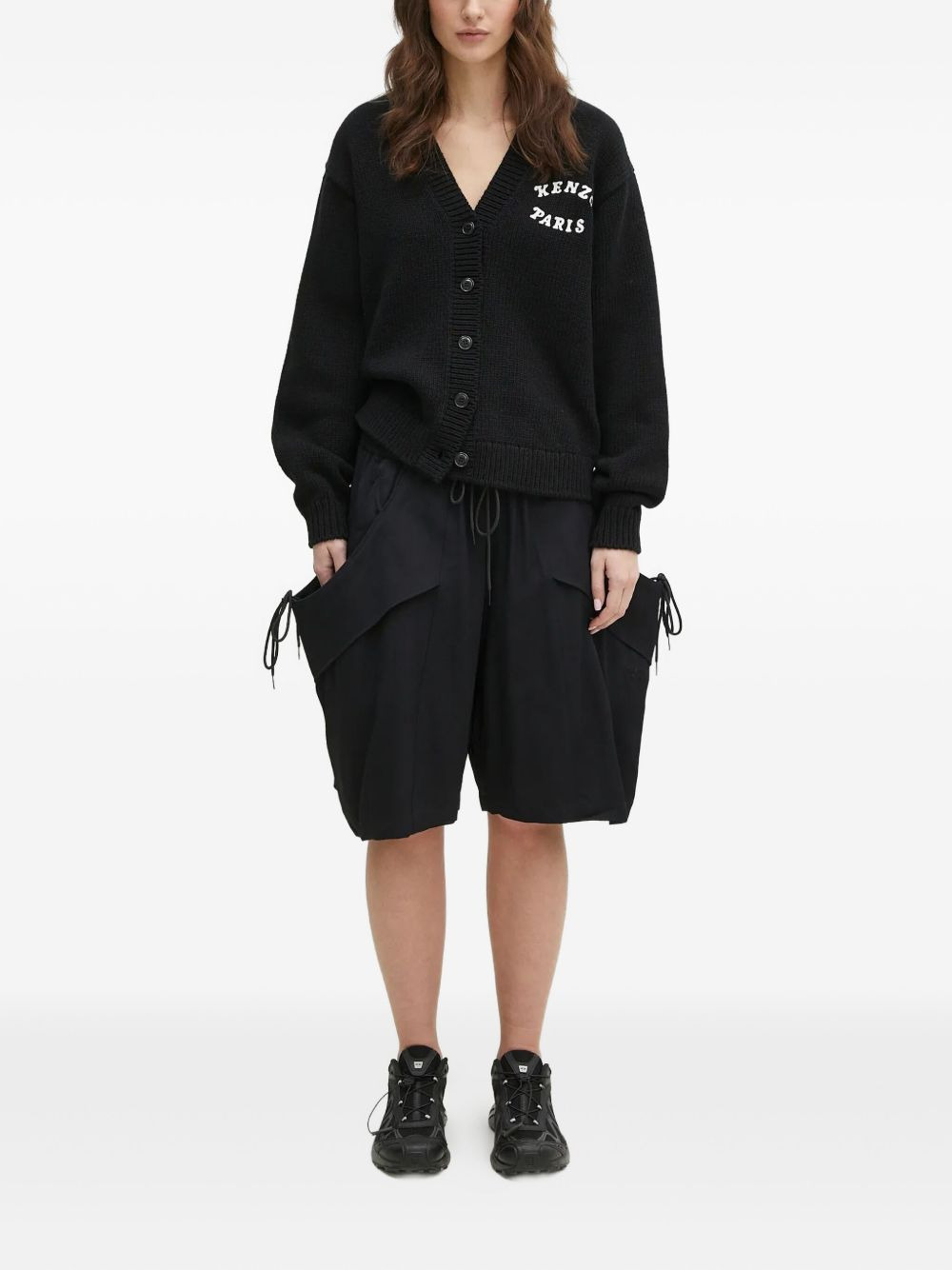 "Kenzo Verdy Market" floral-embroidered cardigan - 2