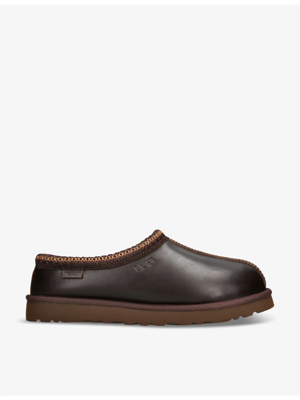 Tasman branded leather slippers - 1
