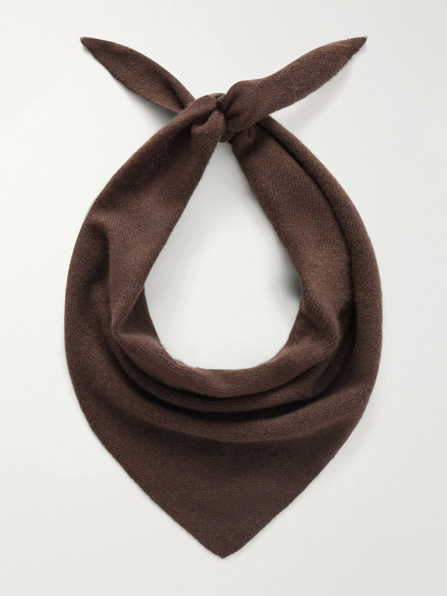 Triangle 6623 Wool Scarf Brown - 1