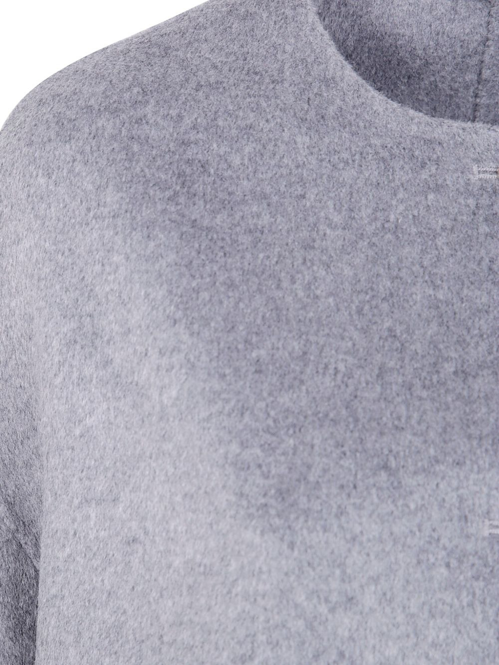 button-front wool coat - 3