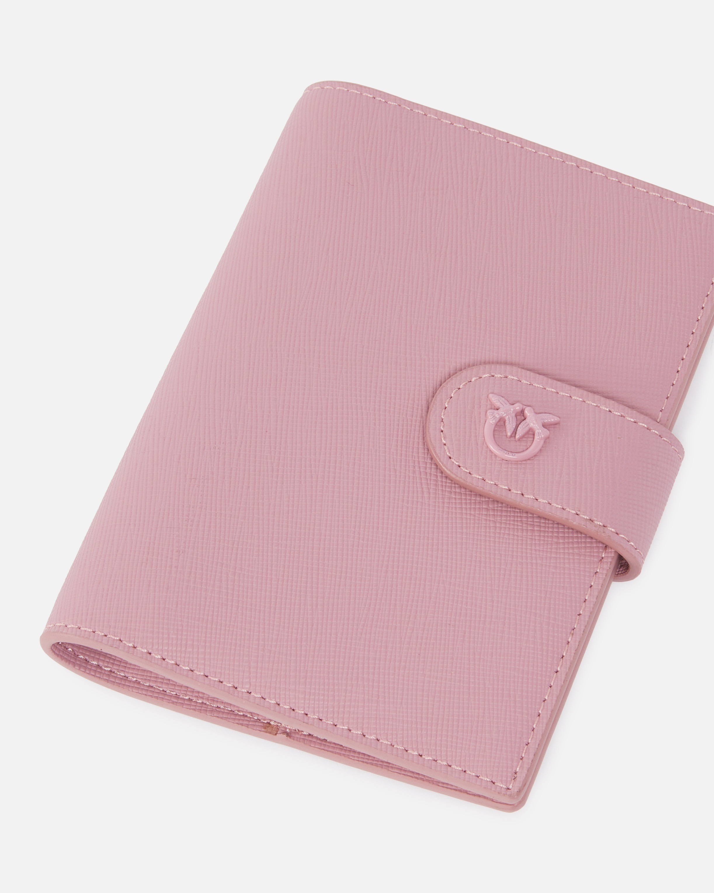 SAFFIANO LEATHER PASSPORT HOLDER WITH BIRDS LOGO - 4