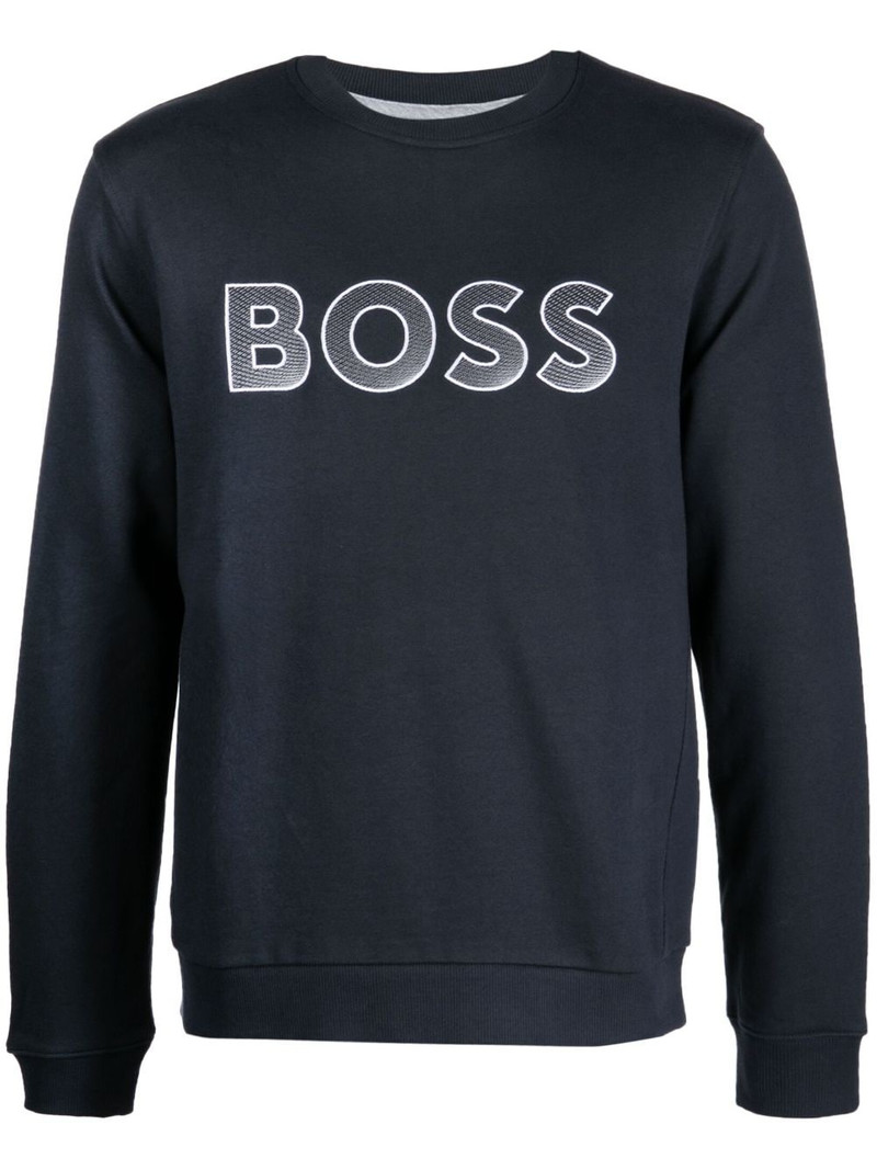 Salbo logo-embroidered sweatshirt 1
