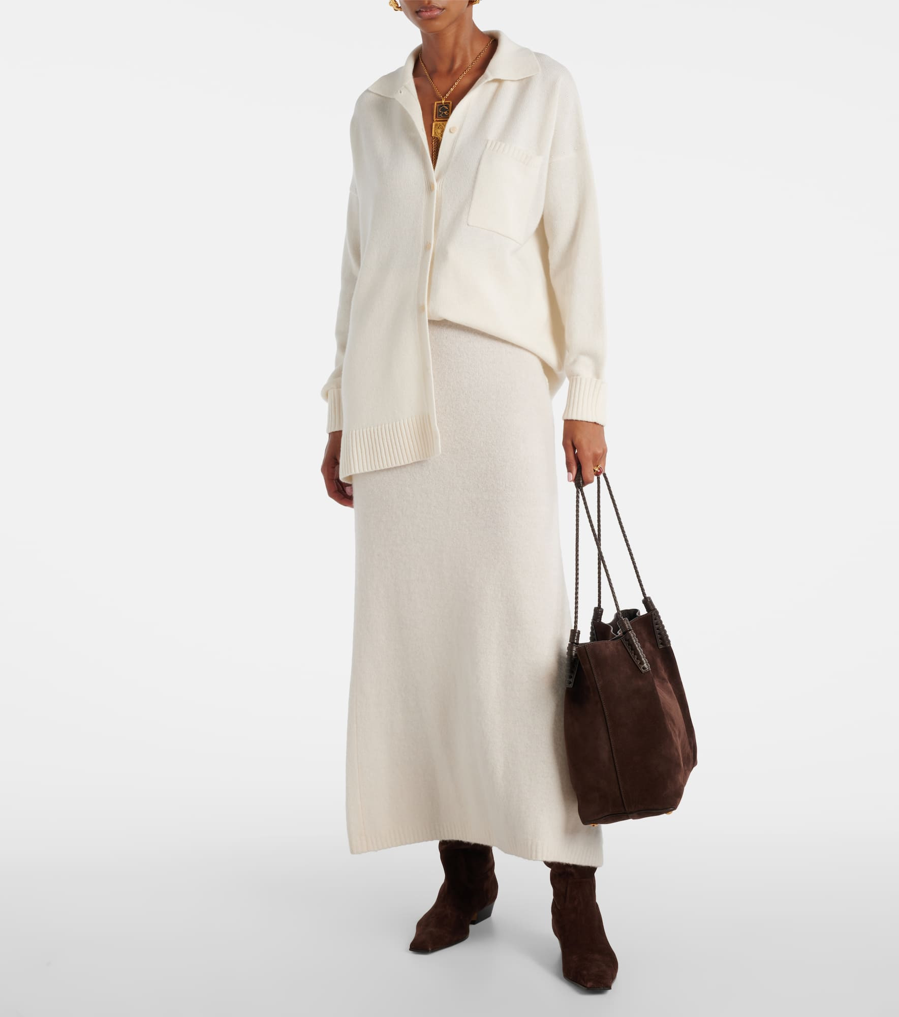 Bull oversized cashmere cardigan - 2