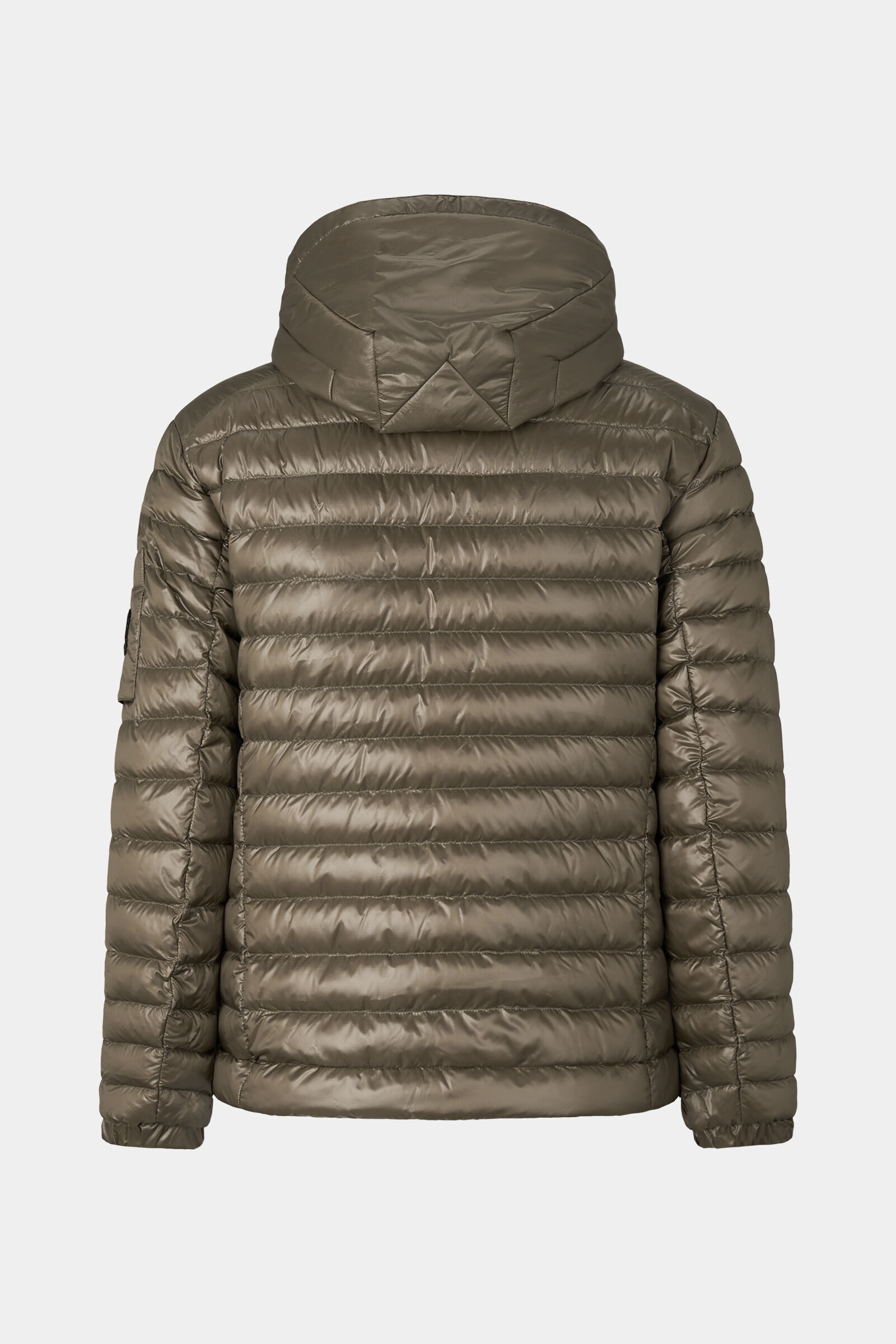 Loke lightweight down jacket in Khaki - 8