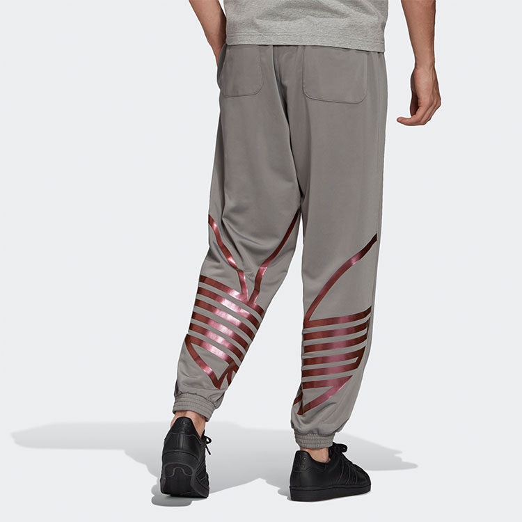 adidas originals Metal Print Embroidered Leggings For Men Grey FS7330 - 4