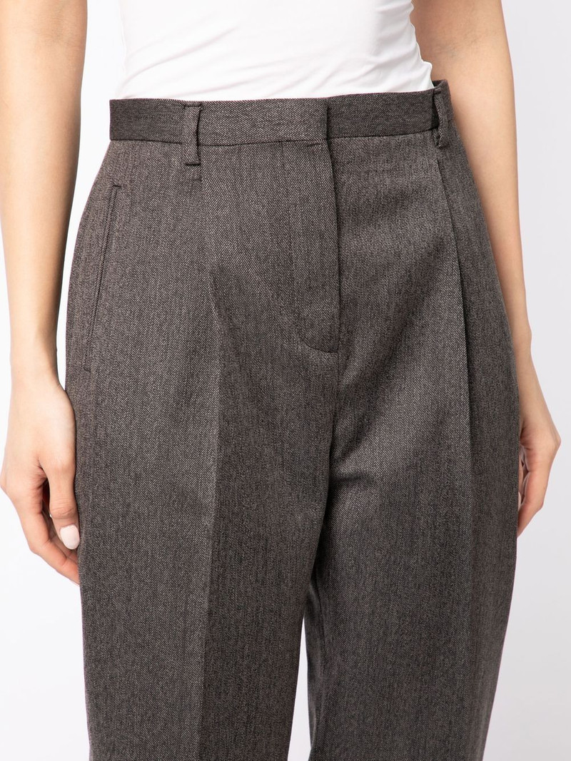 high-waisted tapered trousers 5