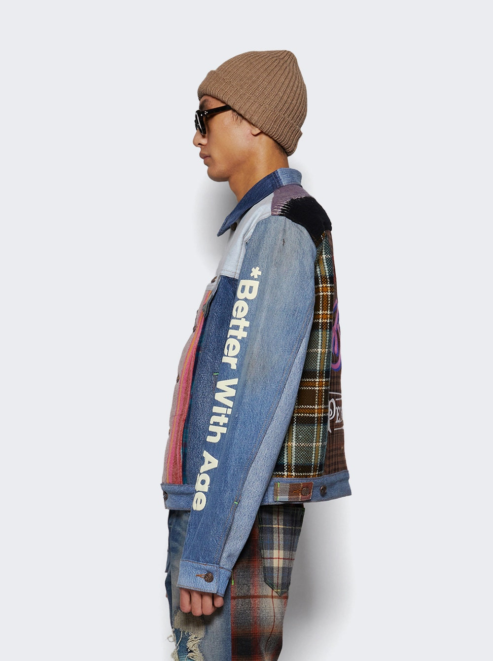 Albany Mixed Media Denim Jacket - 4