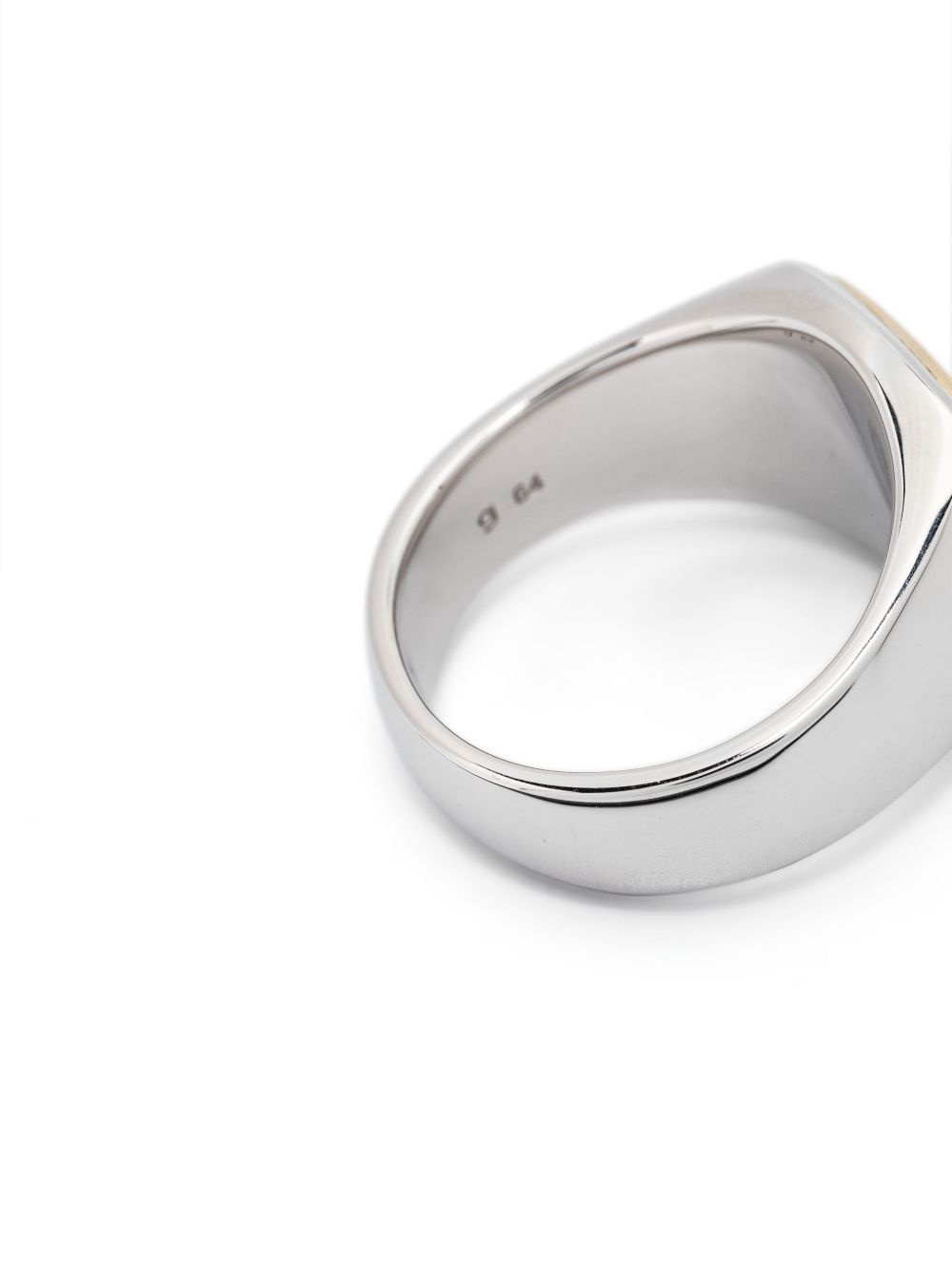 9kt yellow gold Cushion ring - 2