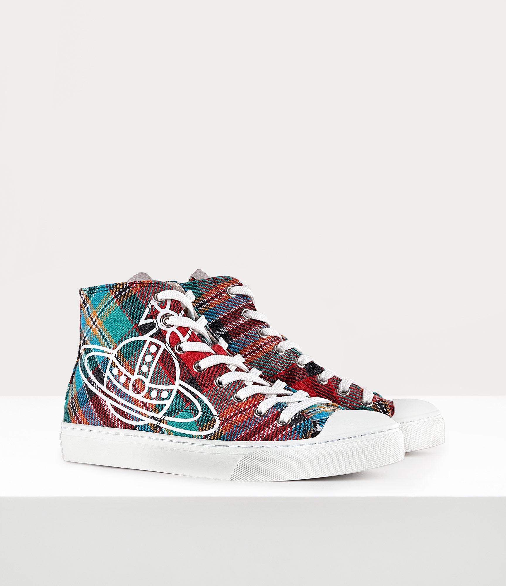 PLIMSOLL HIGH TOP TARTAN - 2