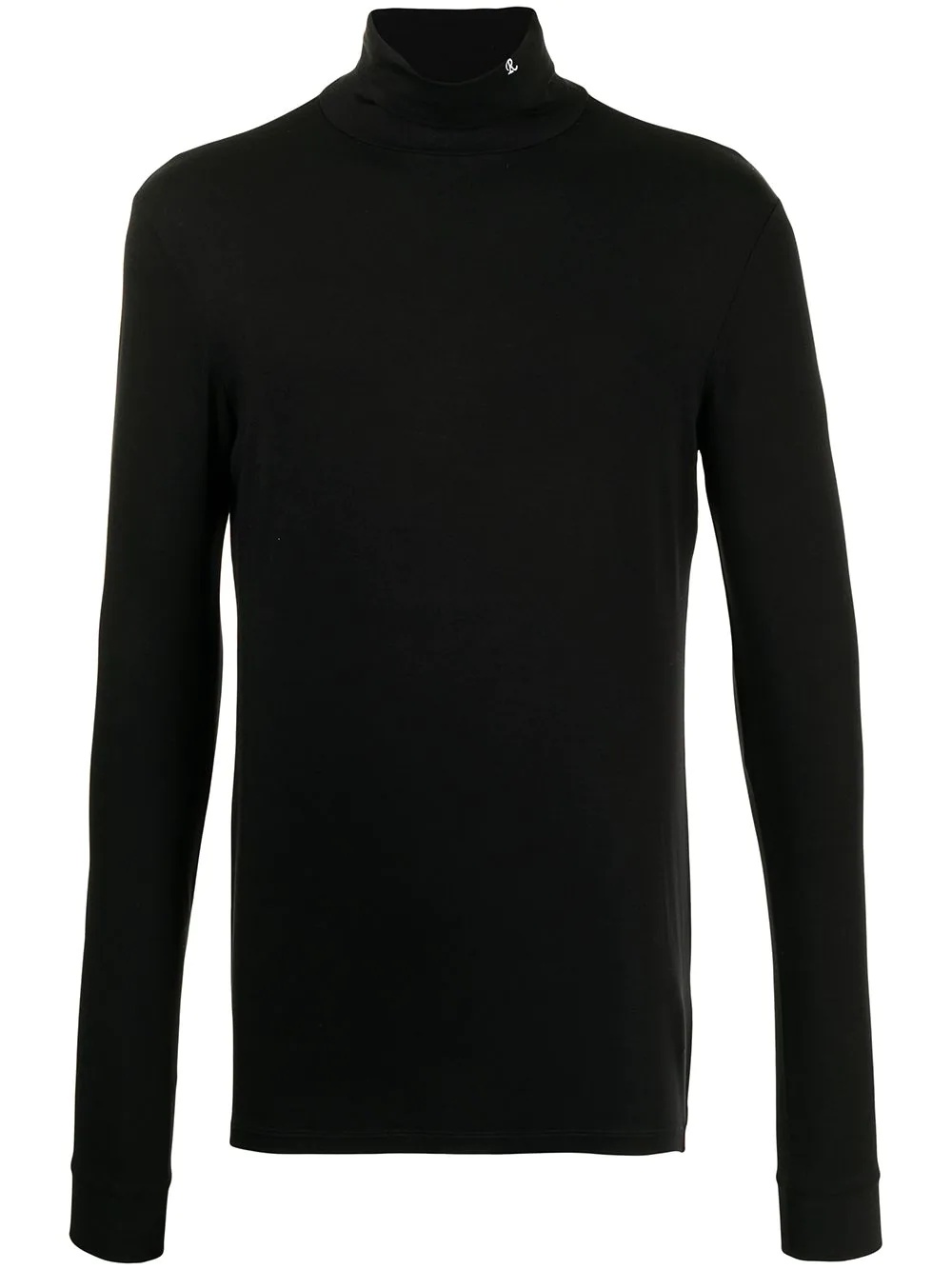 logo turtleneck T-shirt - 1