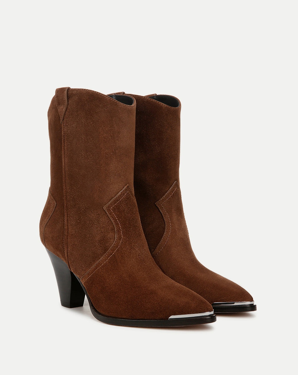 CODY SUEDE WESTERN BOOTIE - 2