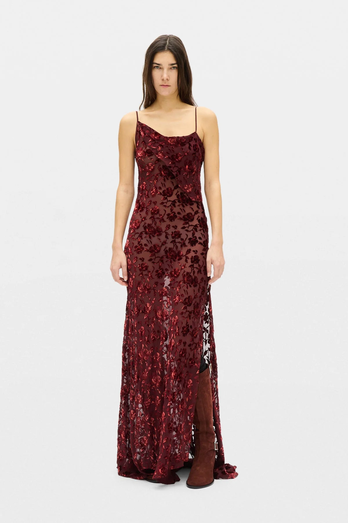 Aaricia Long Bias Slip Dress - 1