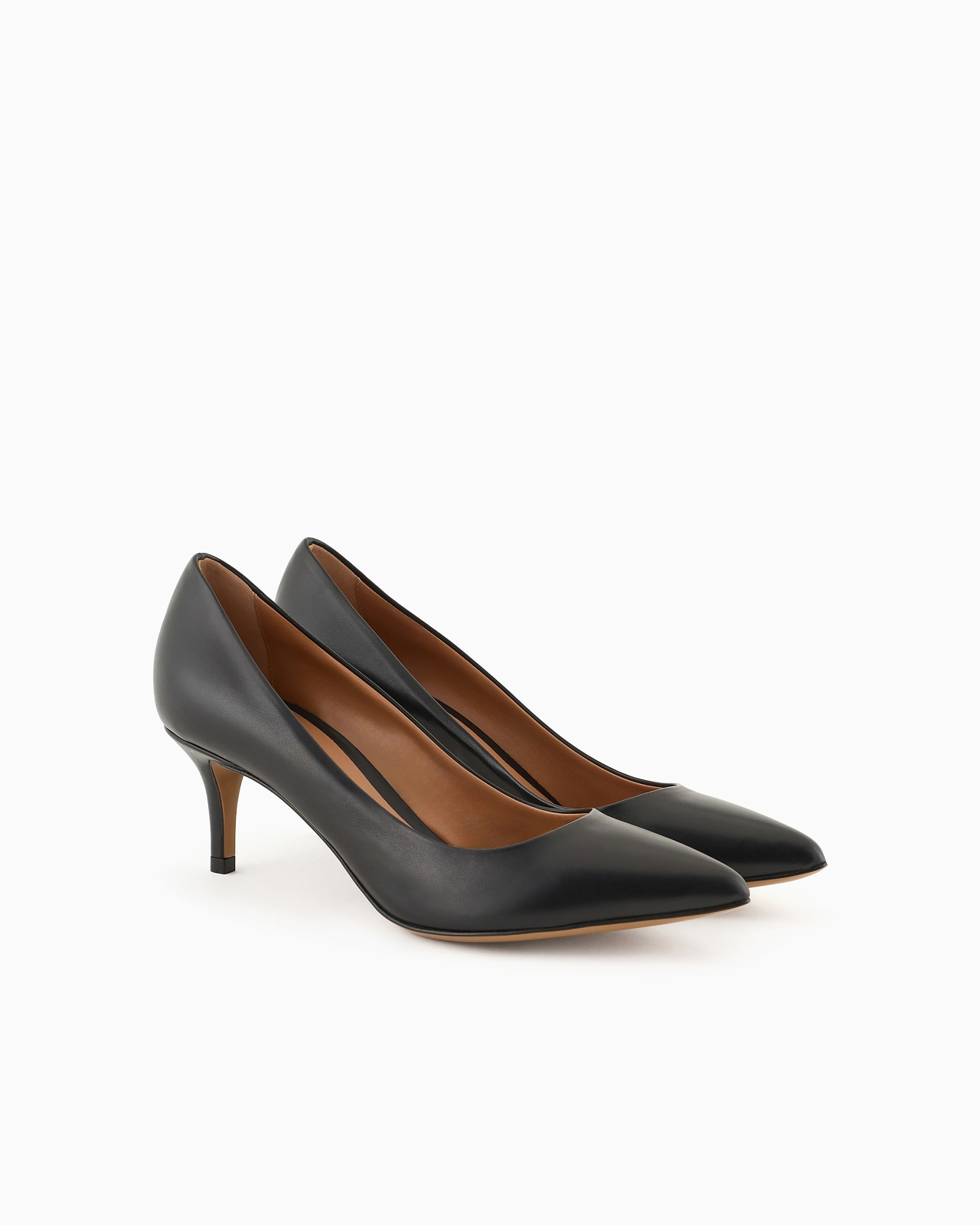 Leather pumps with stiletto heel - 2