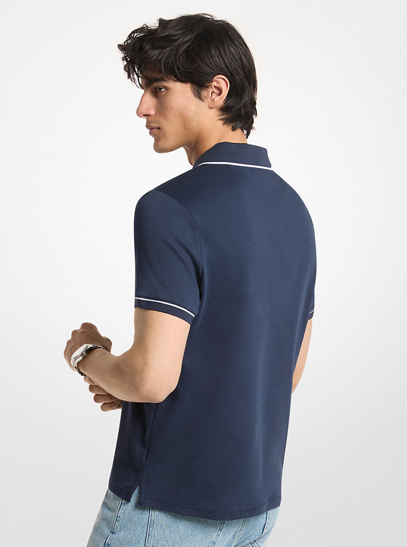 MICHAEL KORS Gramercy Cotton Polo Shirt outlook