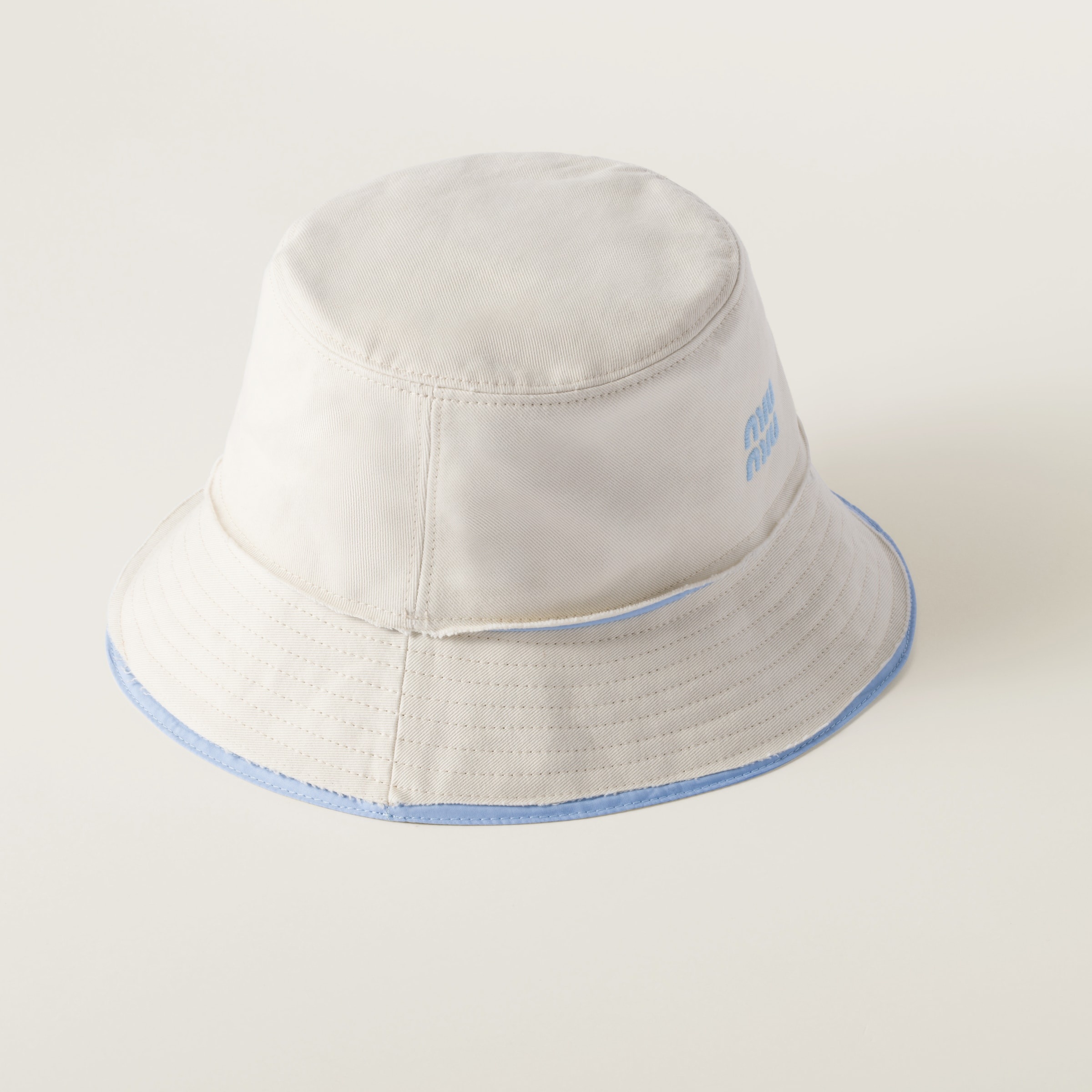 Drill and poplin bucket hat - 3