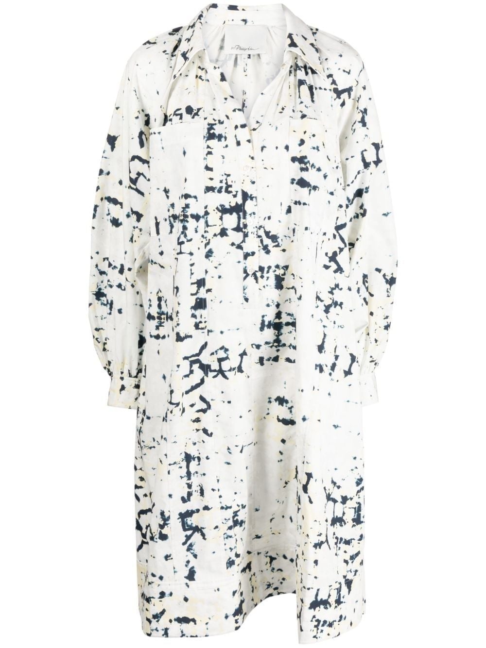 KALEIDOSCOPE PRNT POPLIN SHRT DRS - 1