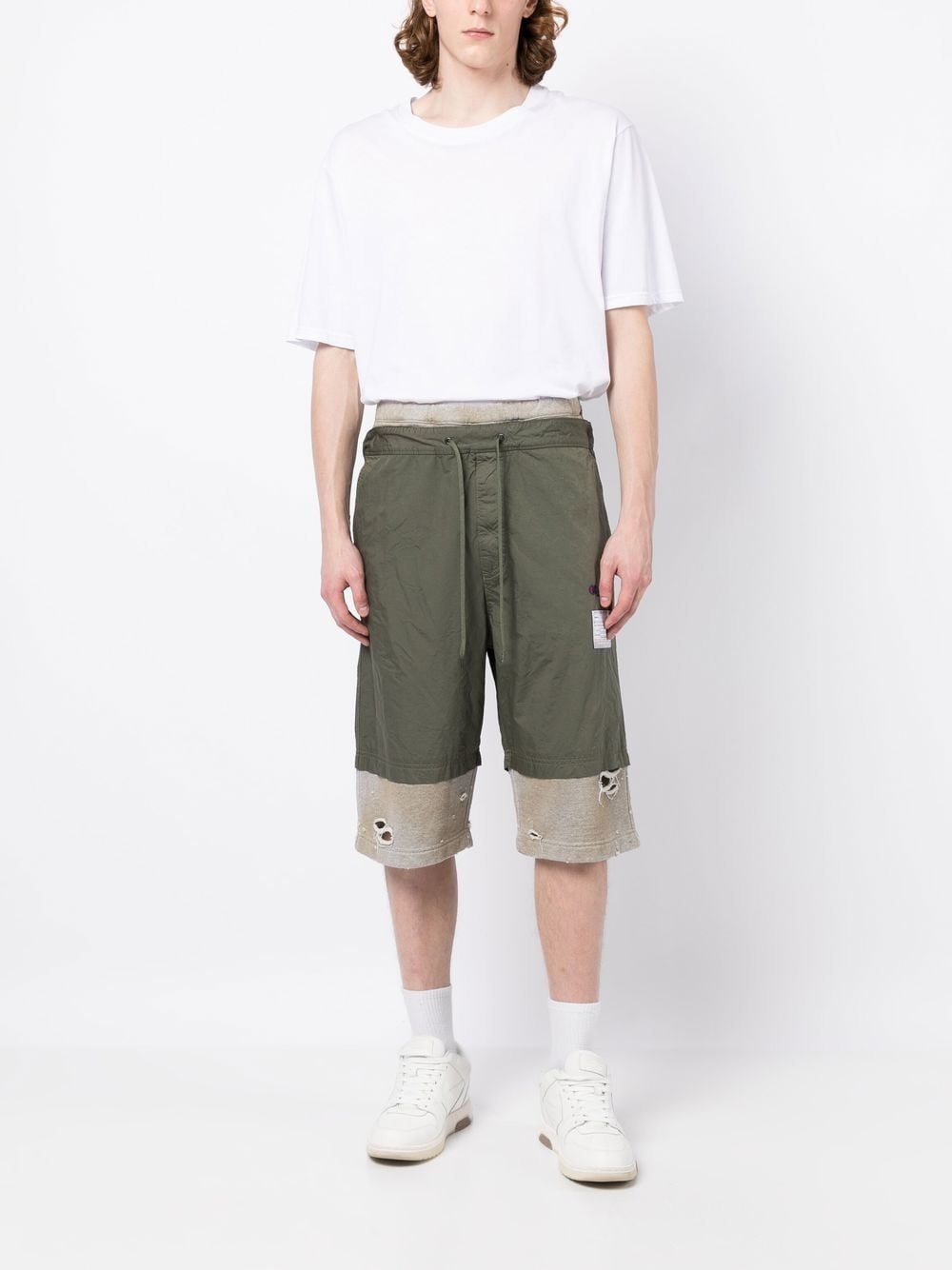 Layered drawstring shorts - 2