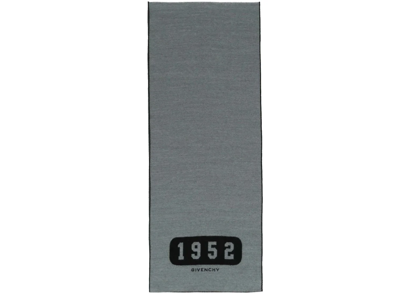 Givenchy Wool College Scarf Grey - 1