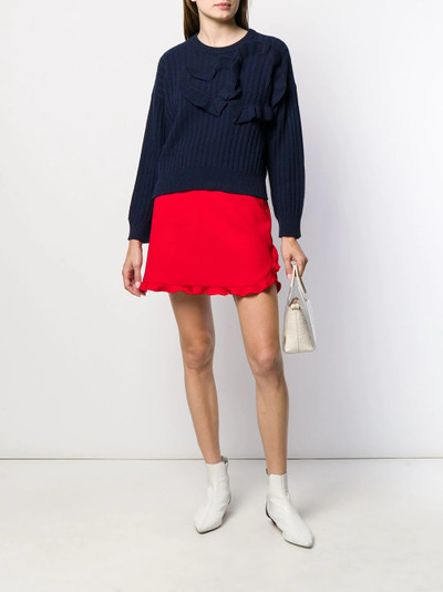 REDValentino heart detailed jumper outlook