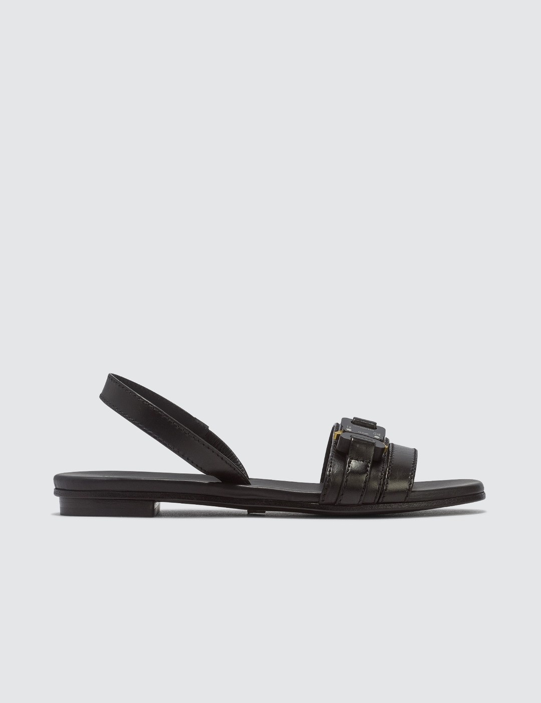 FLAT SANDAL WITH BUCKLE - 1