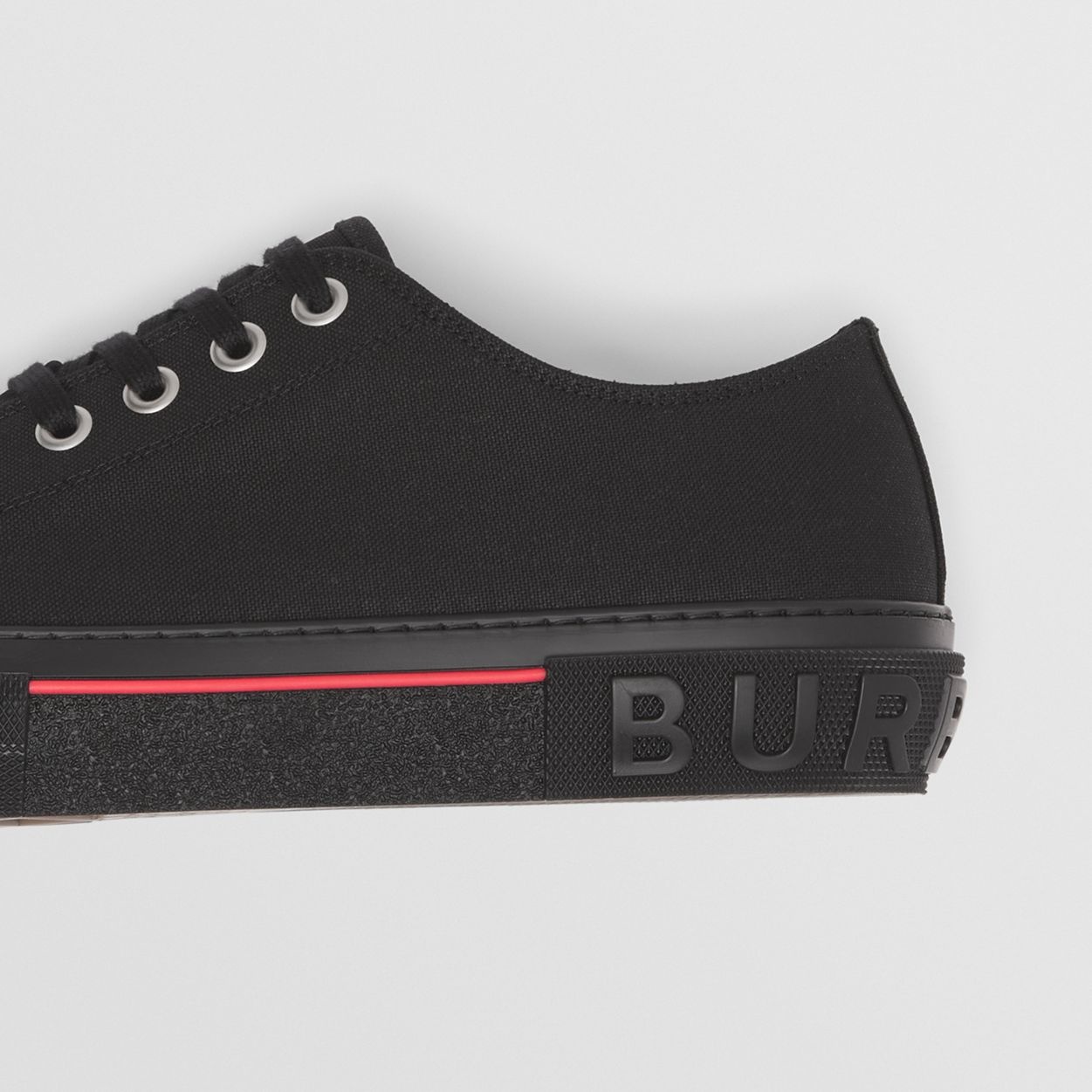 Logo Detail Cotton Sneakers - 2