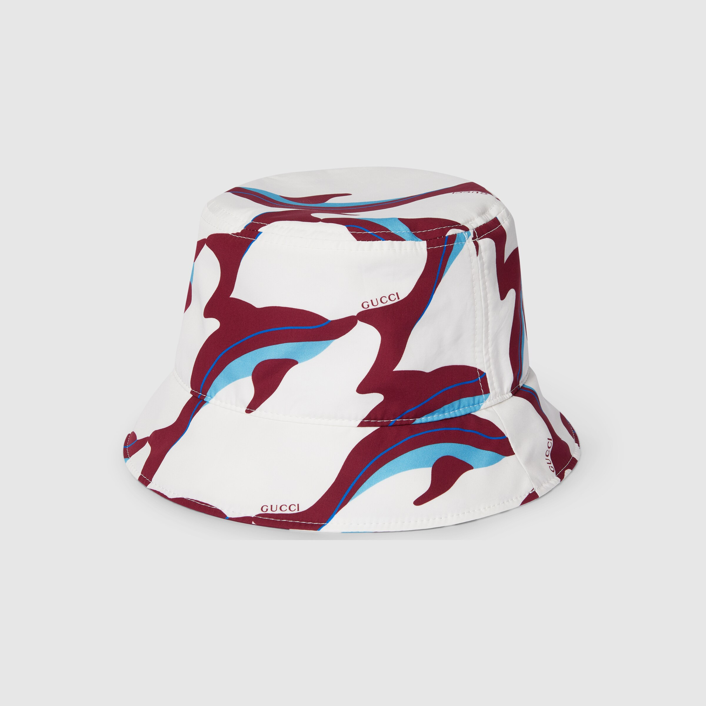 Printed cotton canvas bucket hat - 4