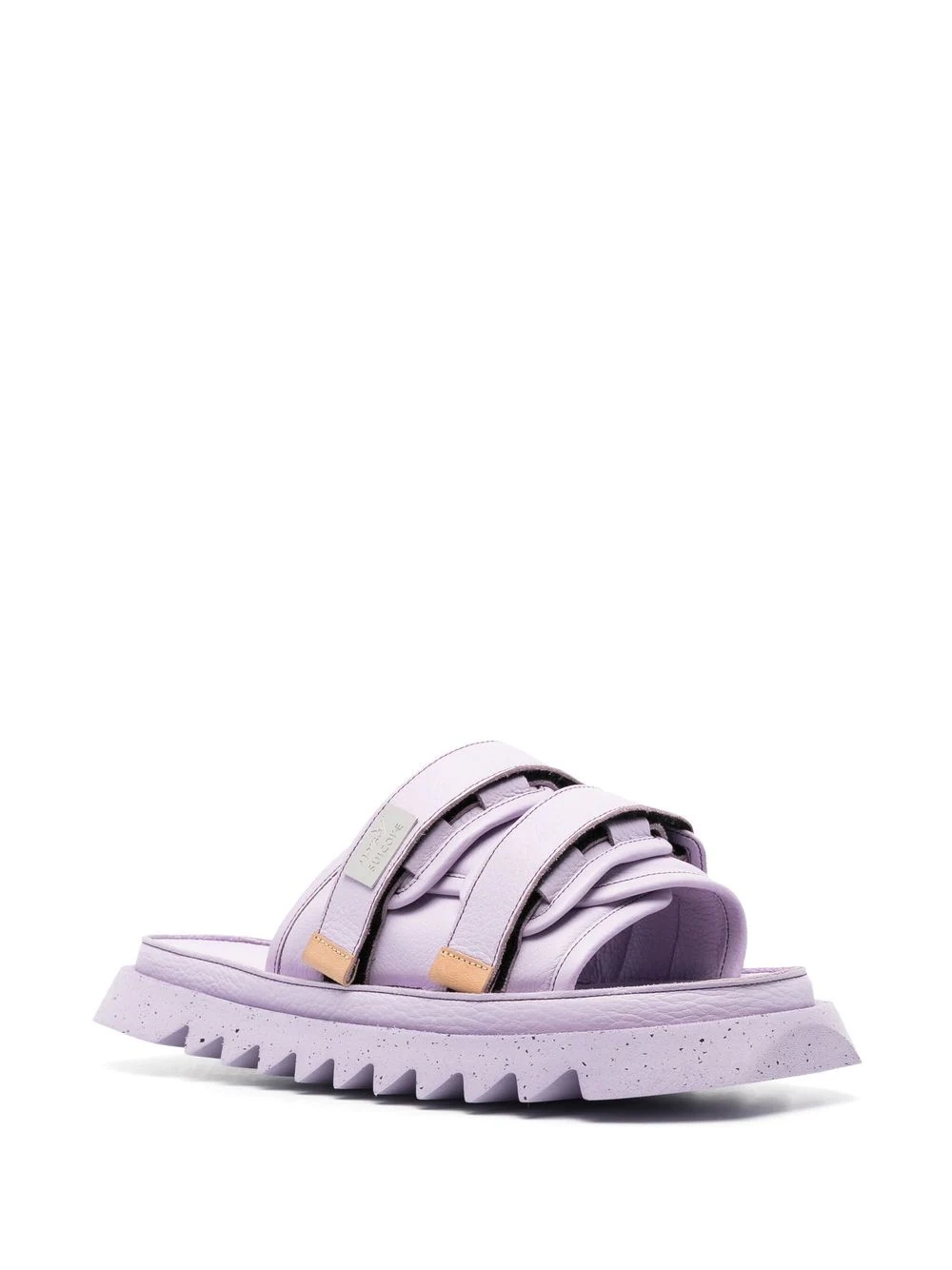open-toe touch-strap slides - 2