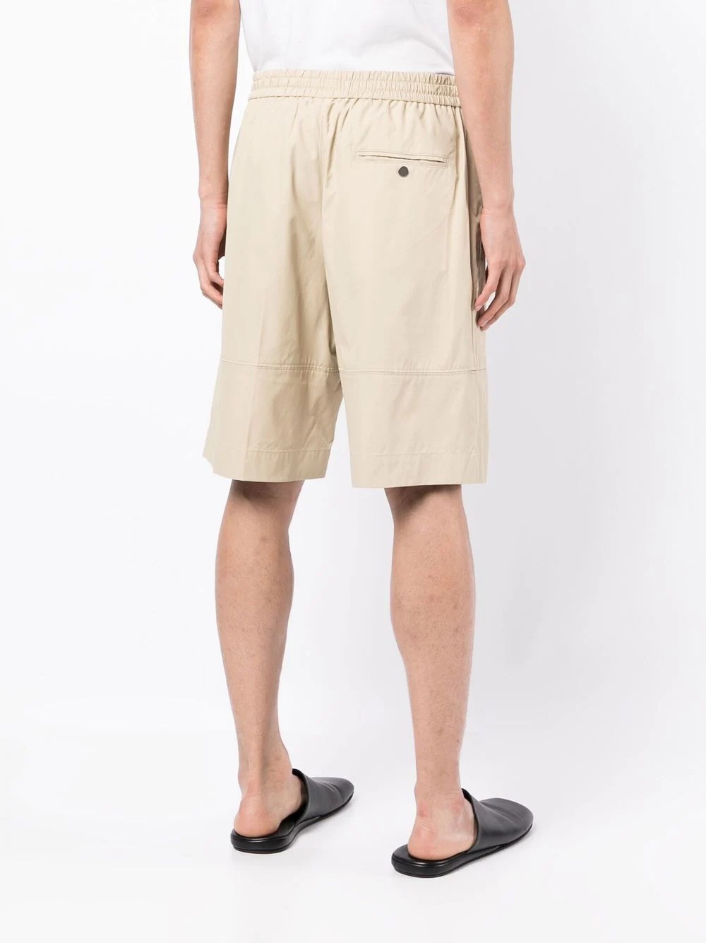 drawstring-fastening shorts - 4