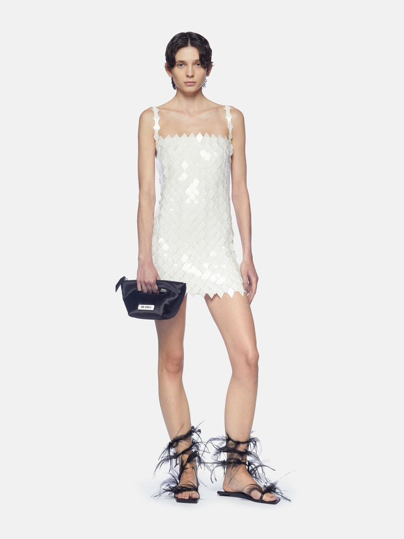 THE ATTICO ''RUE'' MILK MINI DRESS outlook