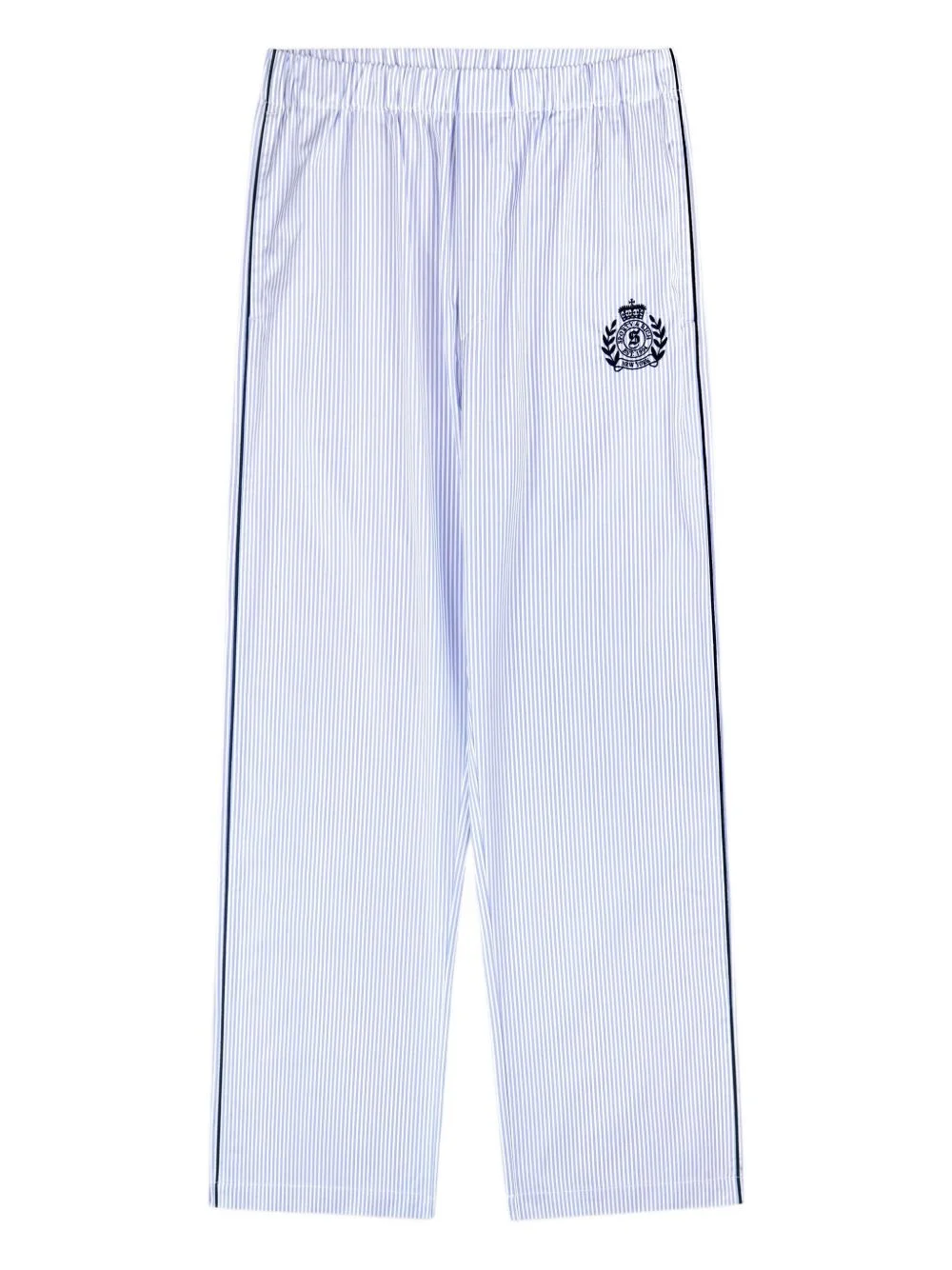 stripe embroidered pyjama - 1