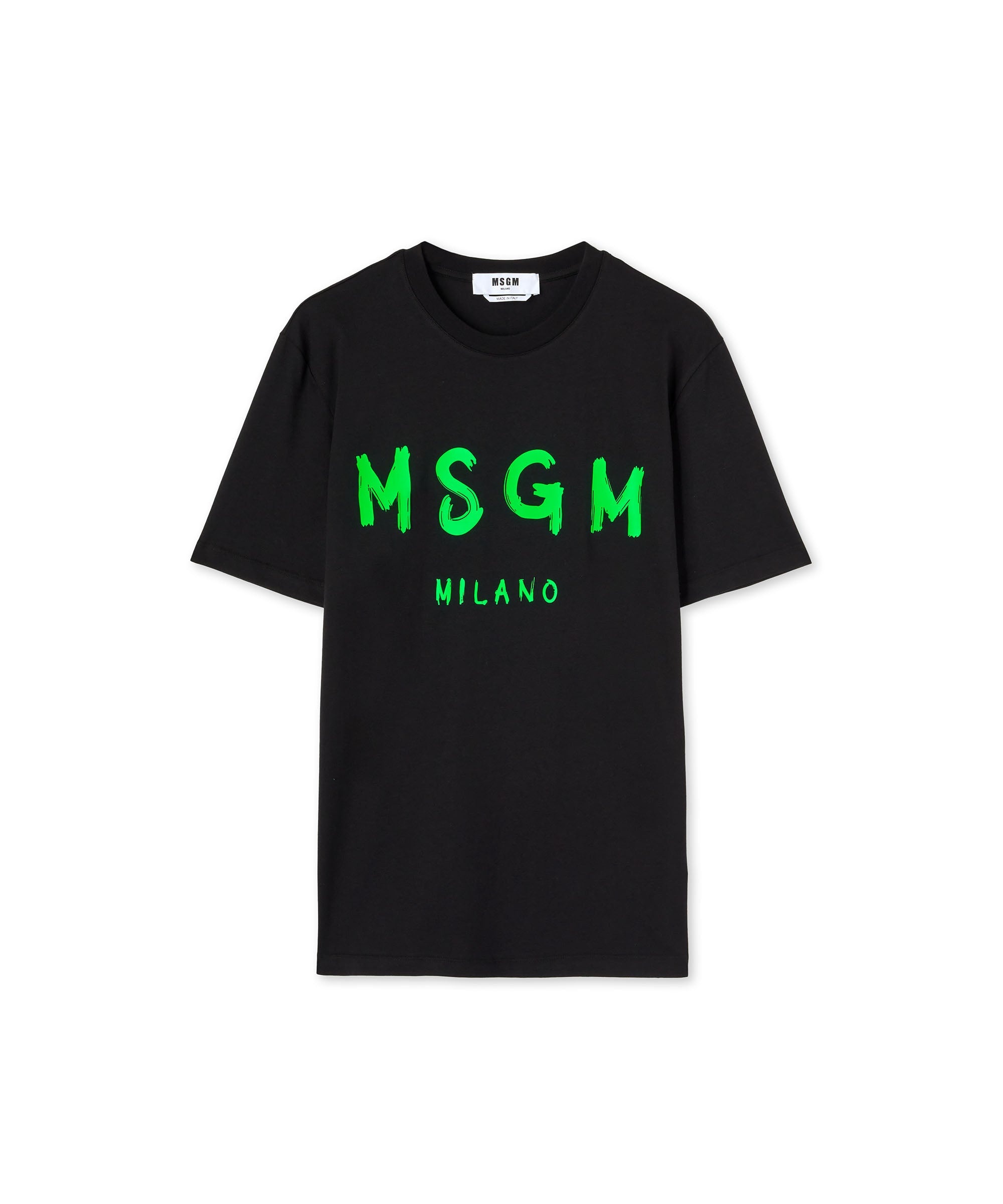 T-Shirt with brushstroke logo - 1