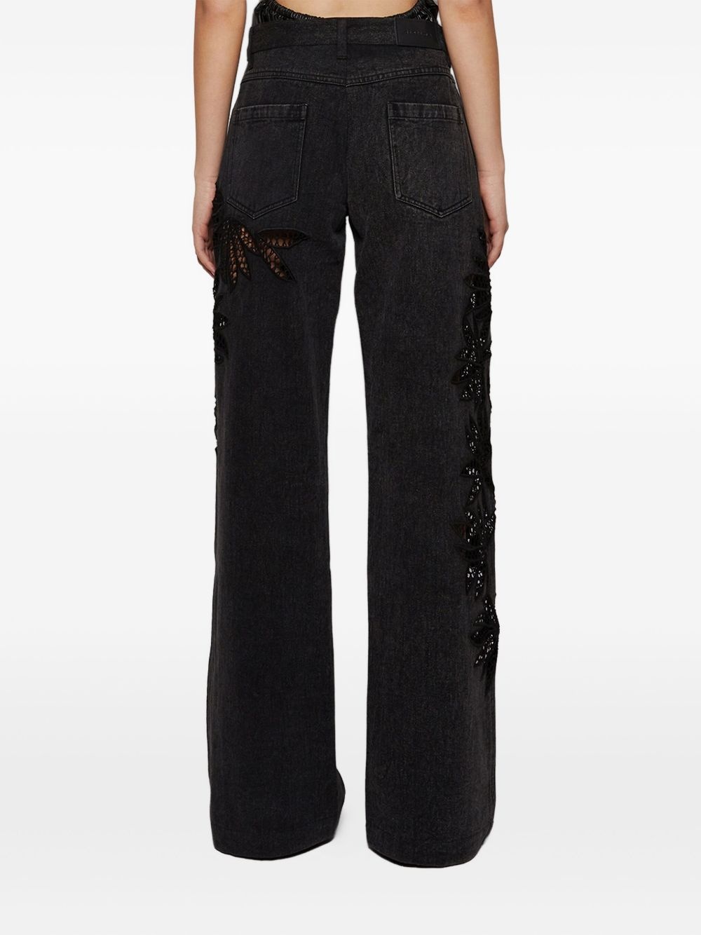 Stulla floral-lace jeans - 5