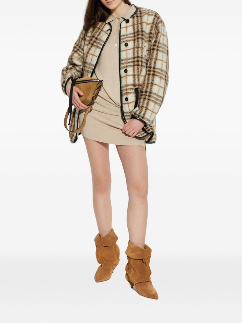 Isabel Marant Bathilde drape mini dress outlook