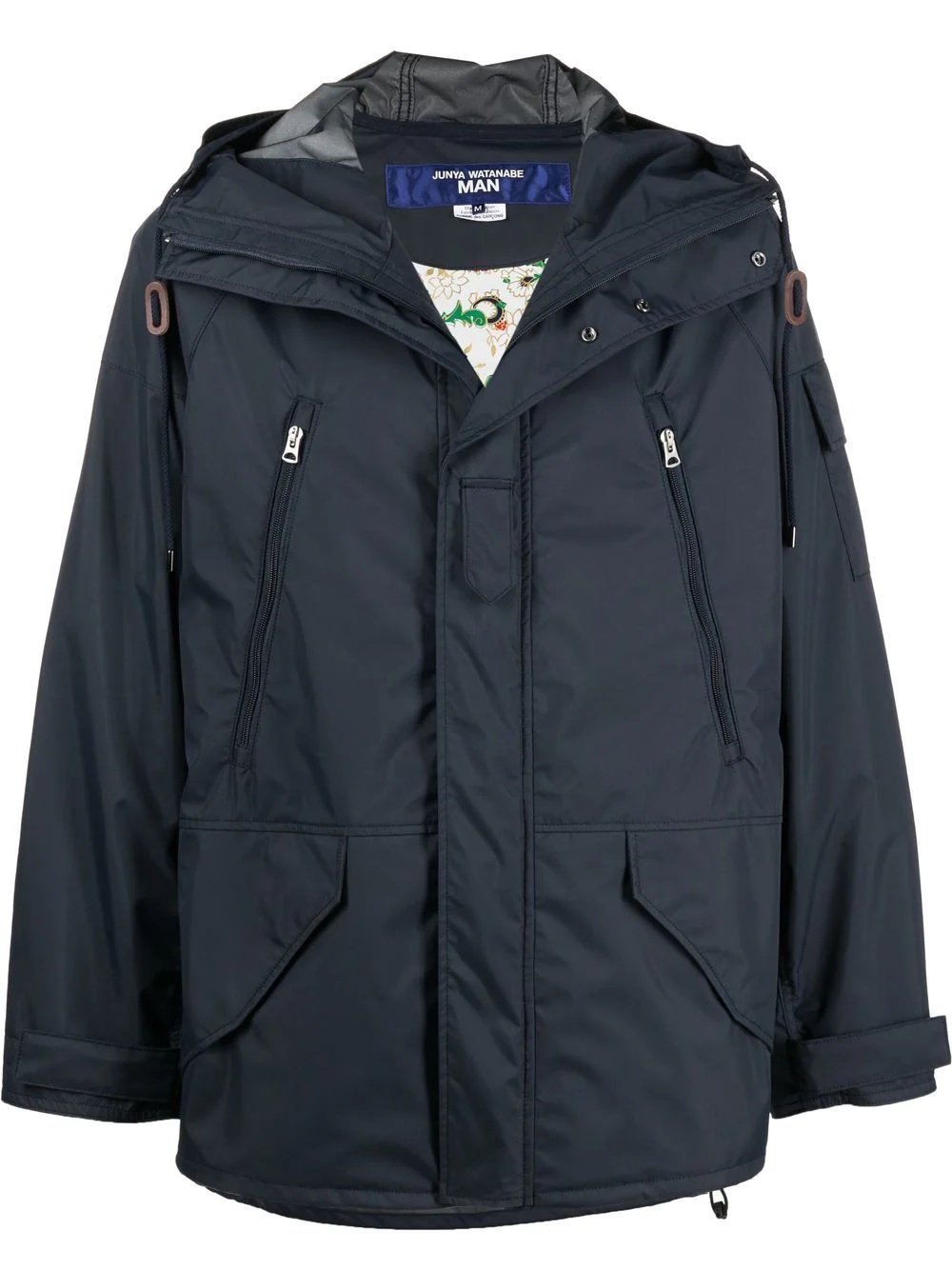 zip-up hooded jacket - 1