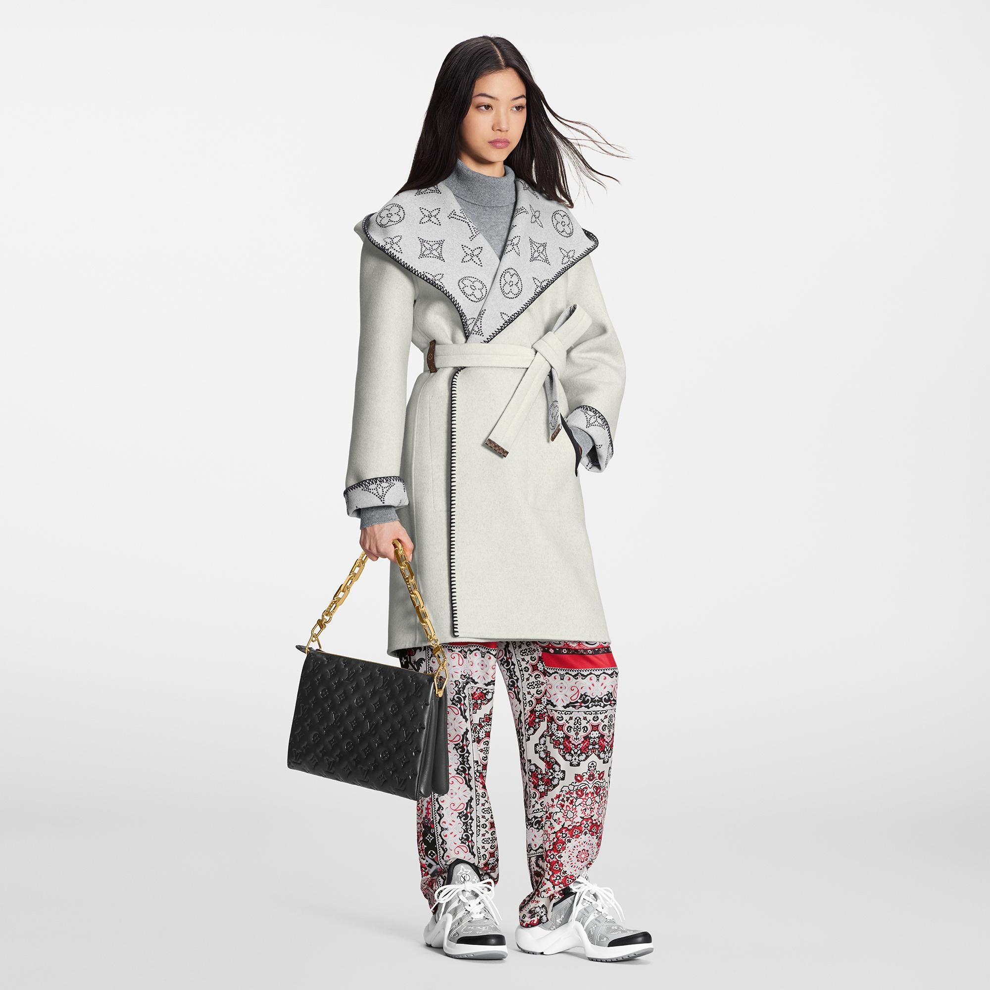 Reversible Mahina Monogram Wrap Coat - 2