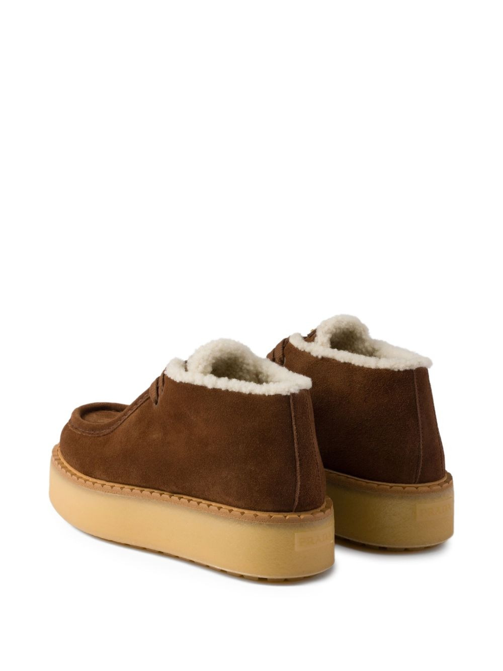 suede platform boots - 3