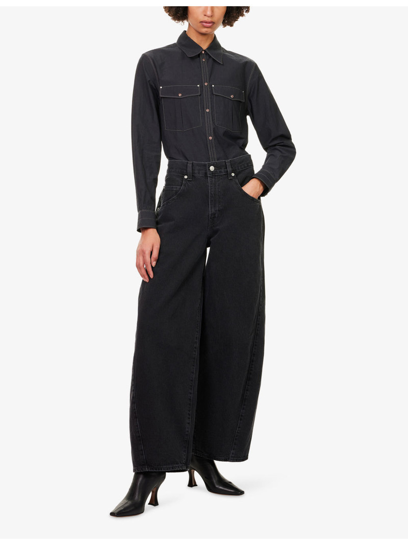 Lemaire Chest-Pocket Fitted Cotton-Poplin Shirt outlook