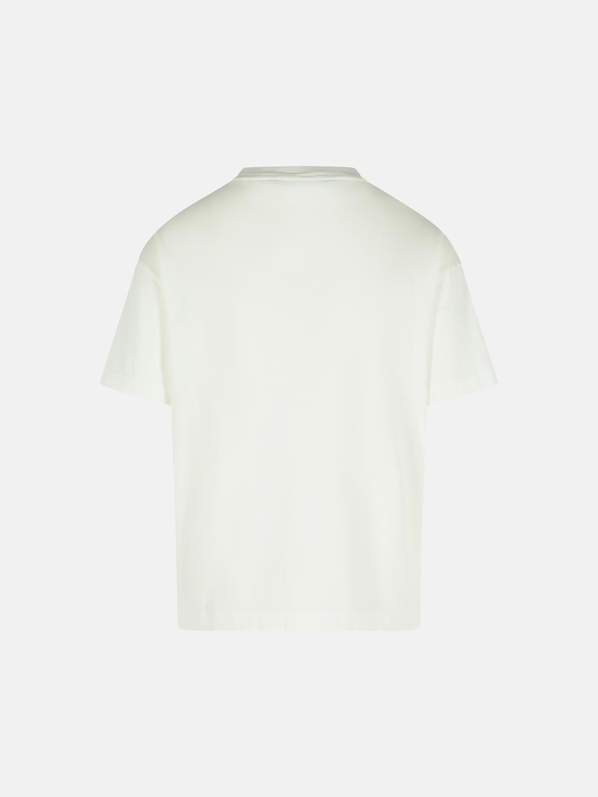 WHITE COTTON T-SHIRT - 3