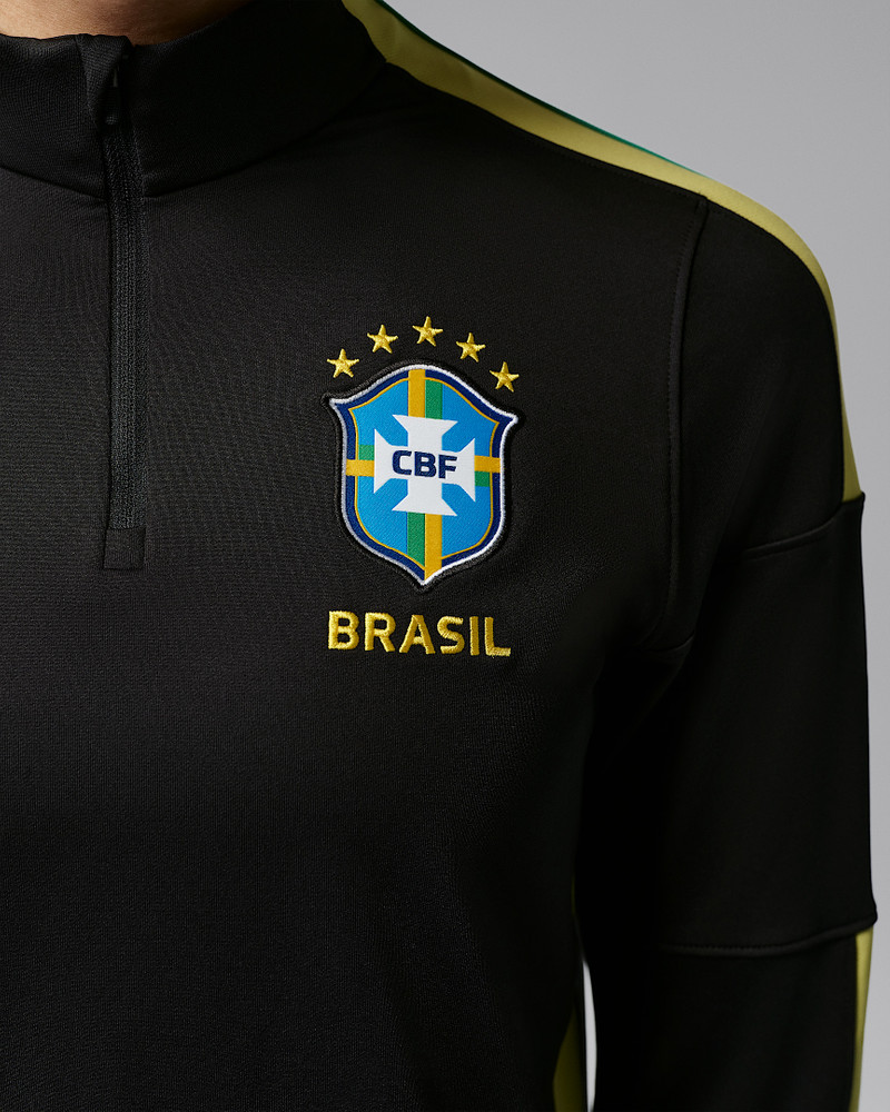 Brazil Strike Women's Jordan Dri-FIT Soccer Knit Drill Top 4