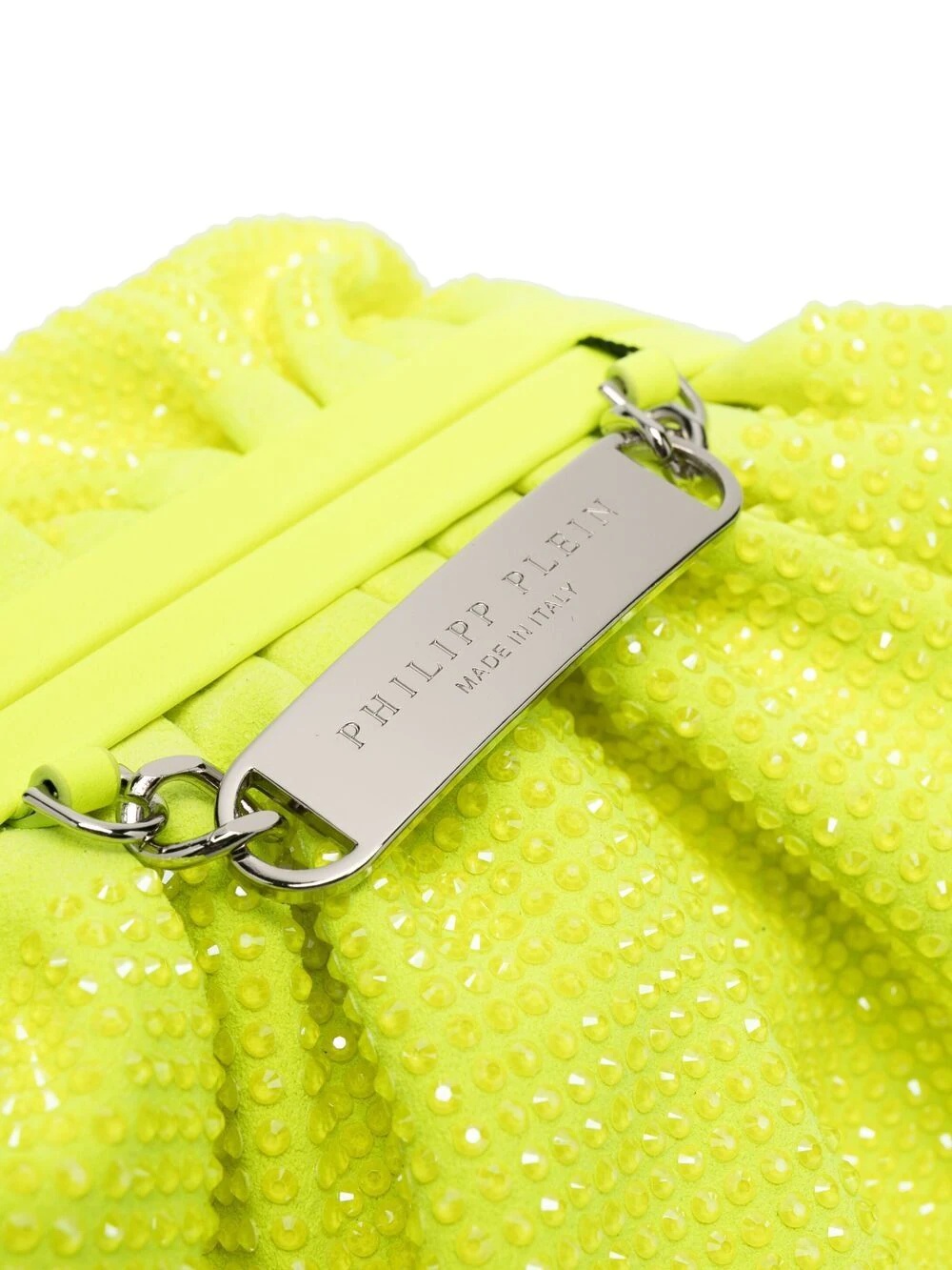Mini Pillow embellished clutch bag - 4