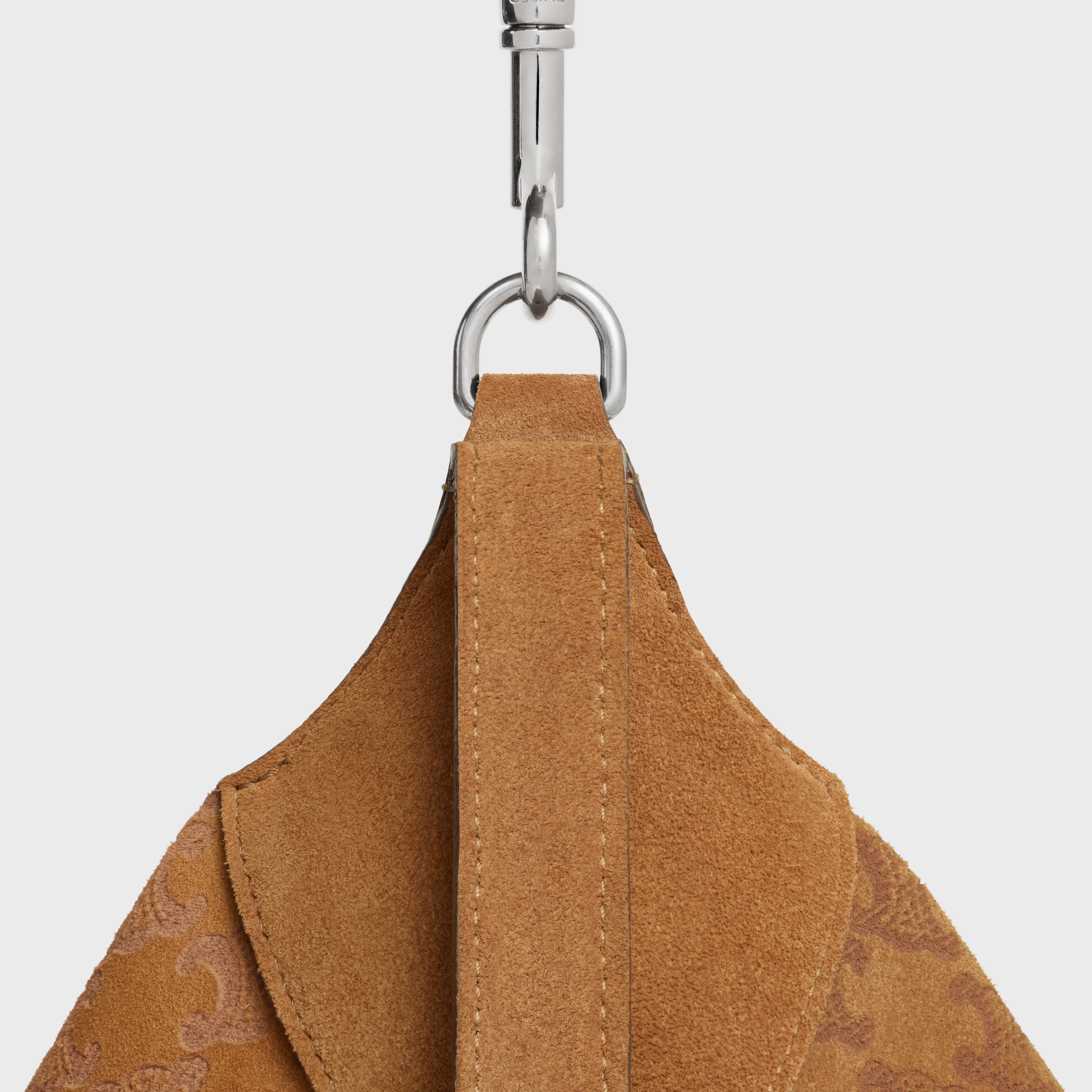 Large Strap Romy in SUEDE CALFSKIN WITH TRIOMPHE ALL OVER - 5