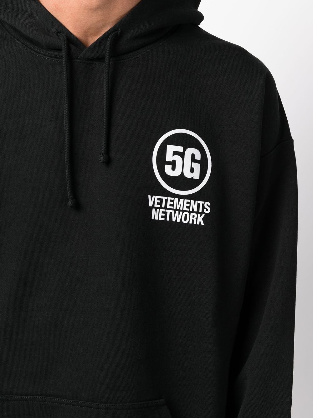 'Vetements Network' drawstring hoodie - 5