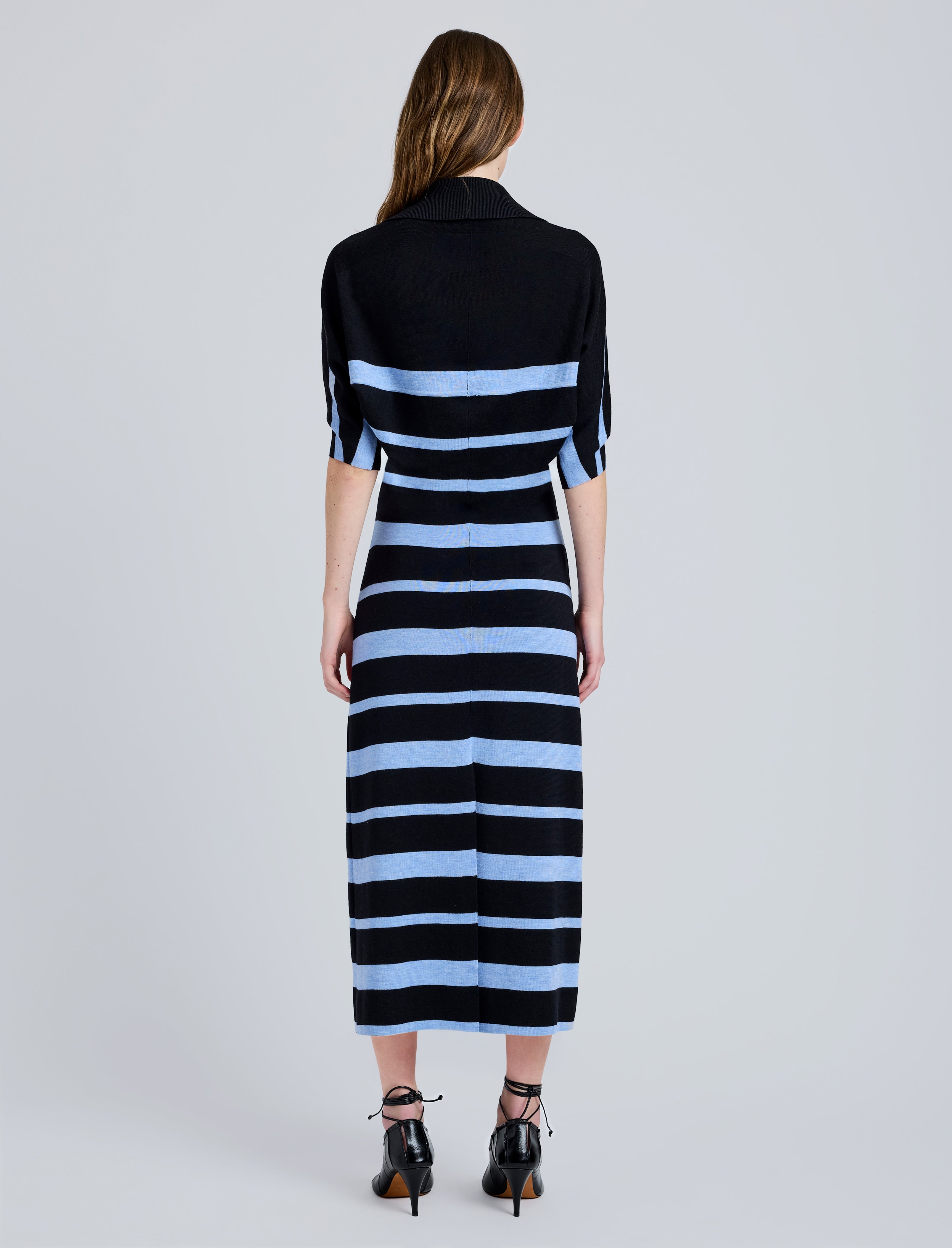 Solana Dress in Superfine Merino Silk - 4