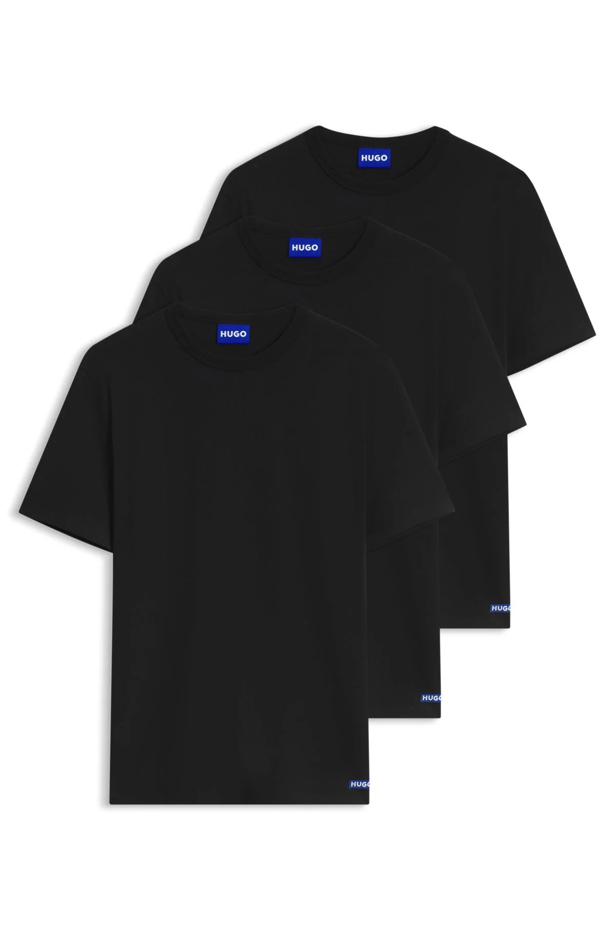 THREE-PACK OF LOGO-PRINT COTTON T-SHIRTS - 1