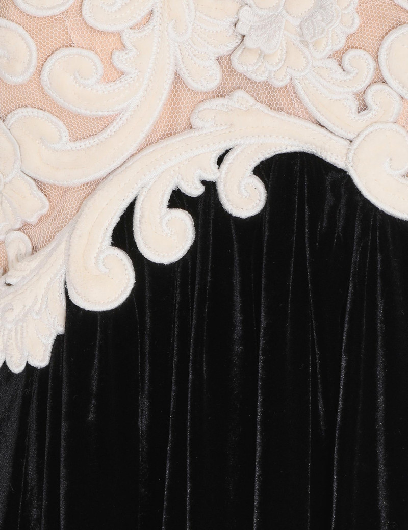 SENSORY VELVET BODICE GOWN 6