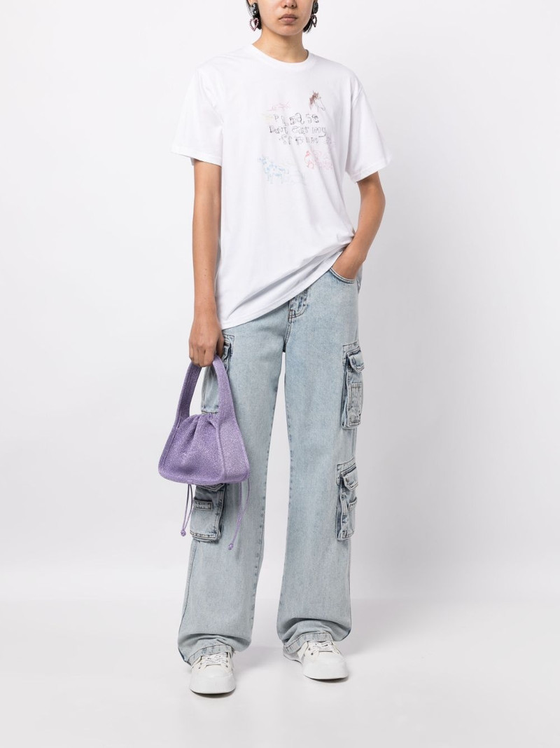 Collina Strada graphic-print organic cotton T-shirt outlook