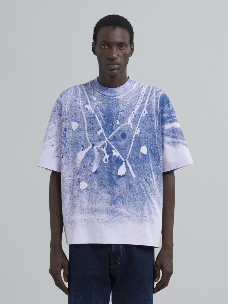 Marni FOUND TREASURES PRINT JERSEY T-SHIRT outlook