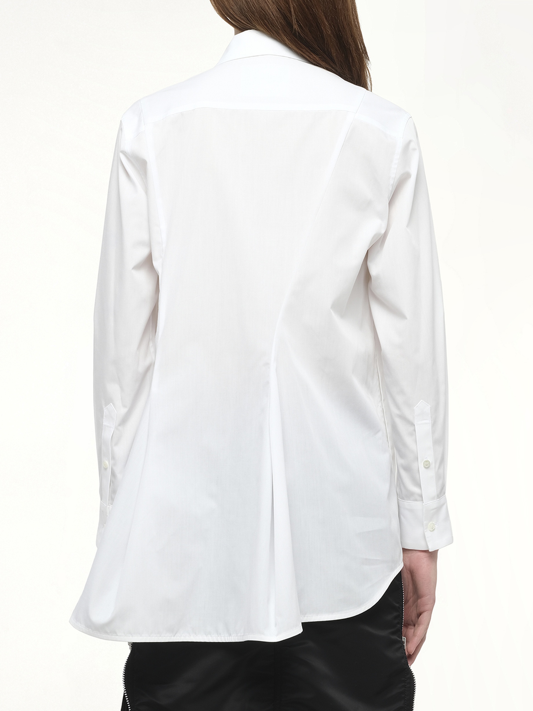 Poplin Shirt in Off White - 6